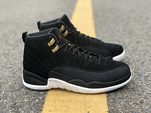 Poison version_ AJ 12 _Reverse Taxi_ black gold color_ number 130690-017. Full code shipment 7.5--13-01b667a9